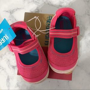 NWT Stride Rite Pink Petula Mary Jane Shoes Sz 4